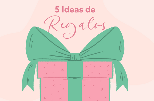 Lista con 5 regalos para dar a una persona especial en su cumpleaños.