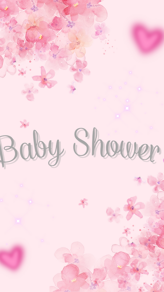 Invitación Digital Personalizada para Baby Shower: Mariposas y Flores 🌸🦋