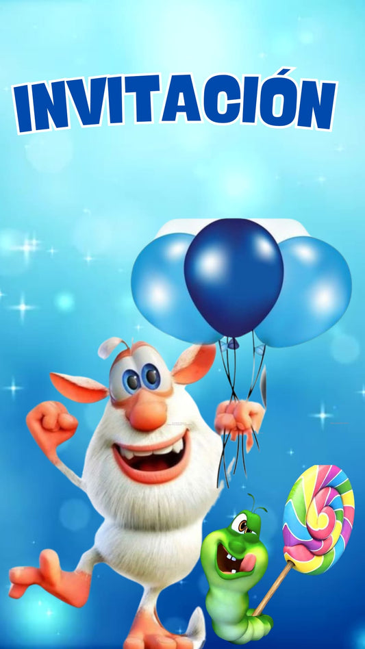 Invitación Digital Temática de Booba