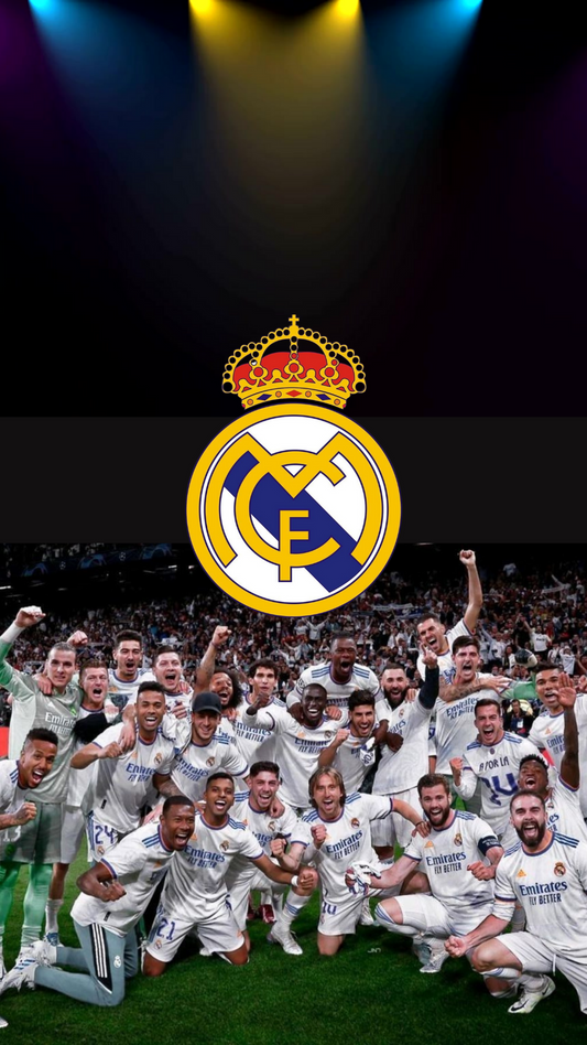 Invitación Digital Real Madrid: Celebra con Pasión Futbolera (futbol)