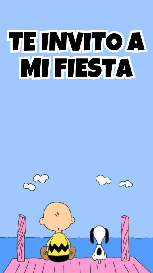 Video Invitacion Digital Temática Snoopy