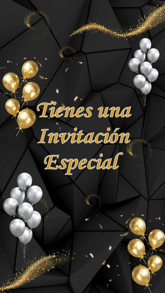 Video Invitacion 15 años (Negro & Dorado)