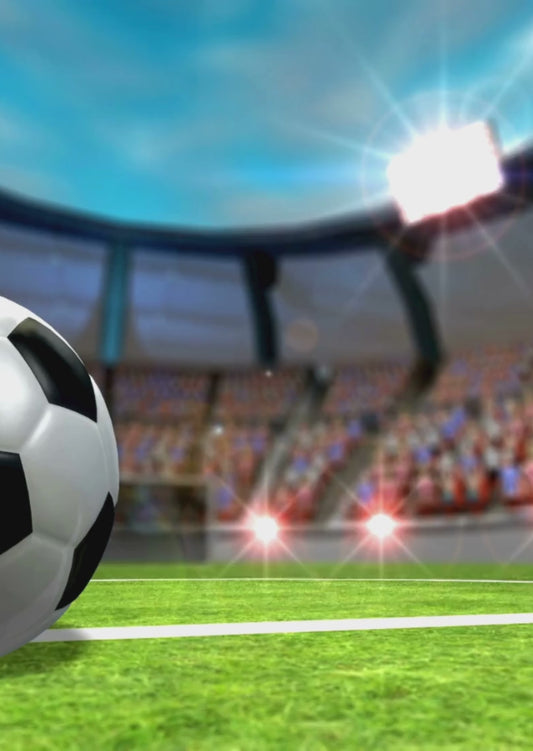 Tarjeta de invitación temática Cristiano Ronaldo (Al-Nassr Fútbol)