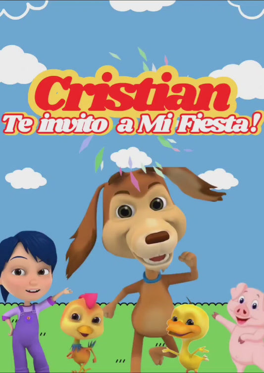 Invitacion digital Perro Chocolo