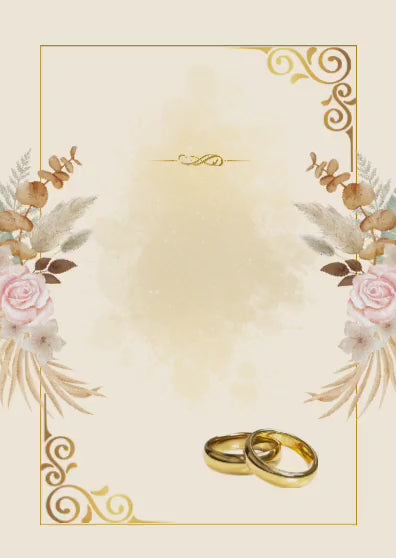 Tarjeta de Matrimonio (Nuevo Diseño)