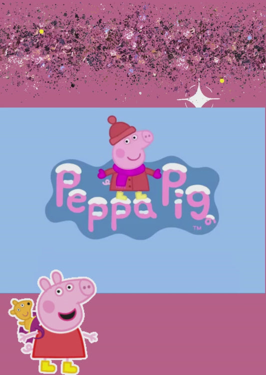 Tarjeta de invitacion Peppa Pig (Nuevo)