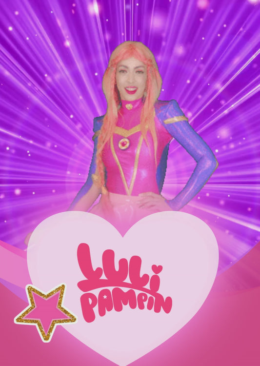 Tarjeta de invitación temática Luly Pampin