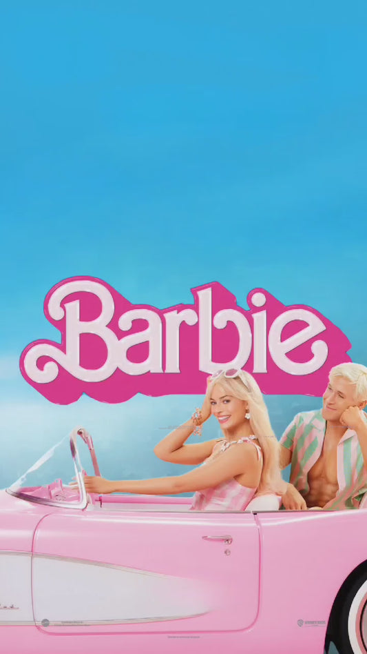 Tarjeta de invitación temática Barbie (Pelicula)