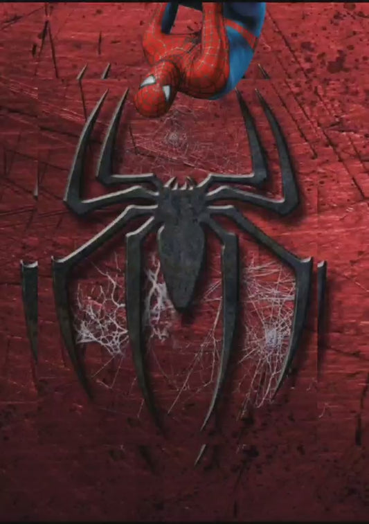 Tarjeta de invitacion Spiderman (Hombre Araña)