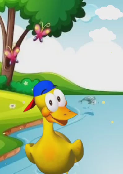 Tarjeta de invitación Patito Juan