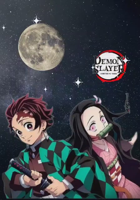 Tarjeta de invitación Nezuko & Tanjiro