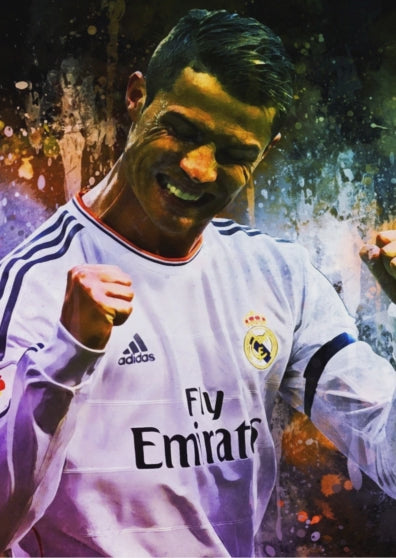 Tarjeta de invitación temática Ronaldo (futbol)