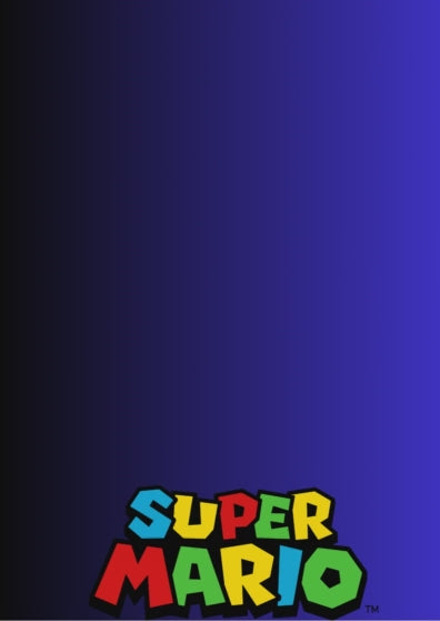 Tarjeta de invitación temática Mario Bros