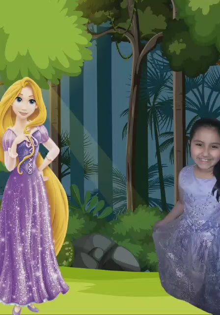 Tarjeta Digital de cumpleaños Rapunzel