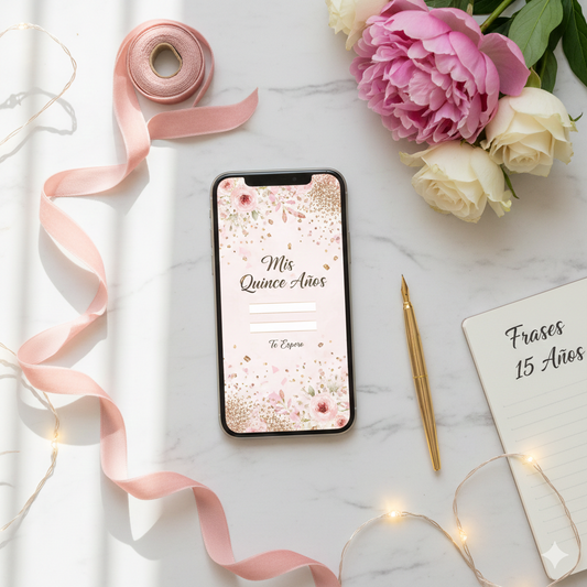 Frases para Invitaciones de 15 Años: Textos Bonitos, Modernos y Listos para Copiar