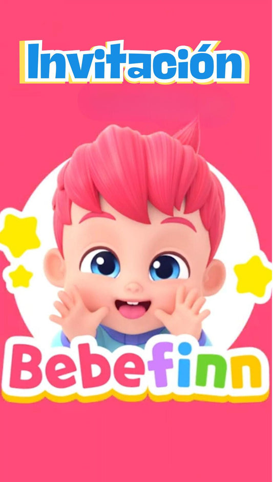 Invitación Diseño Bebé Finn #2