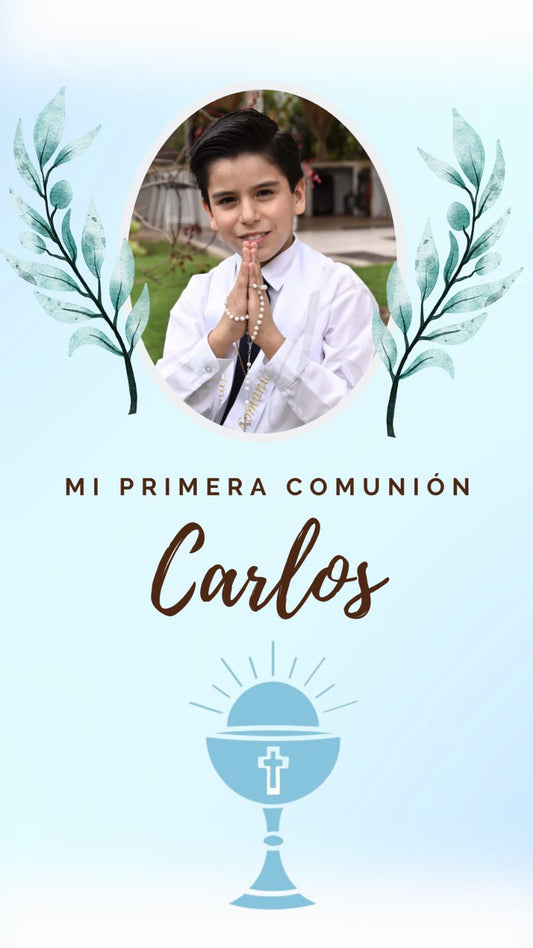 Video Invitación Comunión niño