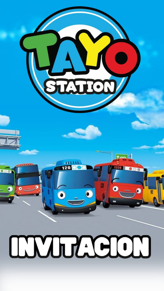 Video Invitación Temática Bus el Tayo