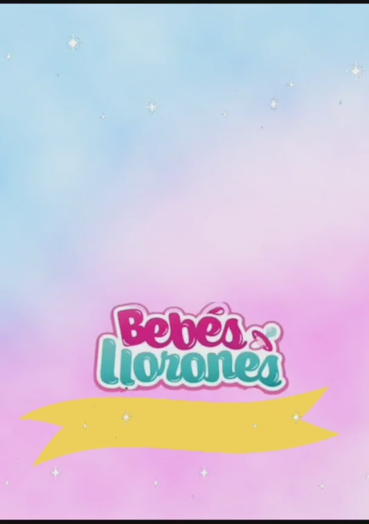 Tarjeta de invitación temática Bebes Llorones 2