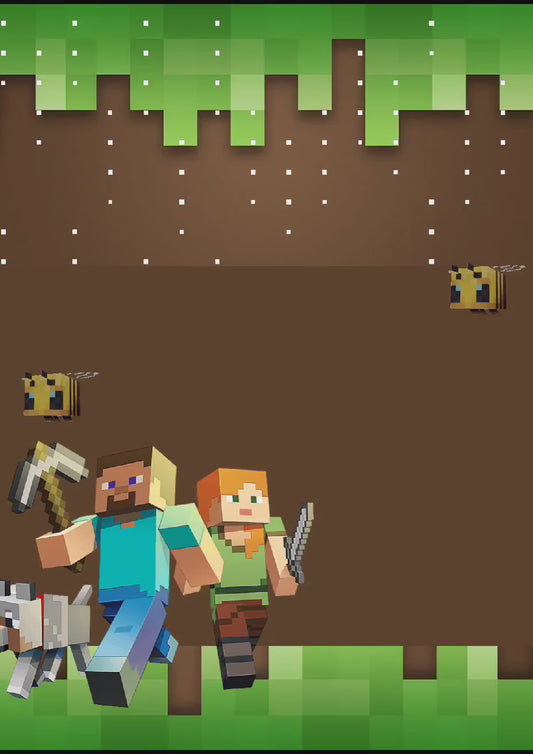 Tarjeta de invitación Minecraft (videojuego)